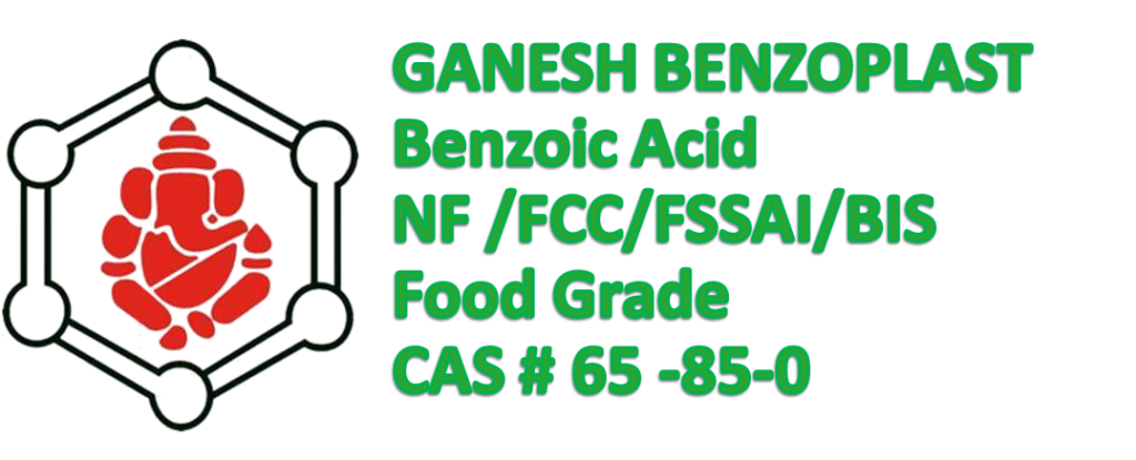 food-grade-benzoic-acid, fssai-approved-benzoic-acid,benzoic-acid,benzoic-acid NF, benzoic-acid FCC, benzoic-acid FSSAI, benzoic-acid BIS, benzoic-acid-Food-chemical-codex,GBL,Ganesh,Ganesh-Benzoplast,Benzoic-acid,ganesh-group,benzoic-acid-for-pharmaceutical-therapeutics,benzoic-acid-for-food,benzoic-acid-for-preservation,manufacturer-of-benzoic-acid-in-india,manufacturer-of-benzoic-acid-food-grade,manufacturer,supplier,exporter-of-benzoic-acid,antifungal-agent,anti-microbial-agent,Benzoic-acid-for-drink,65-85-0